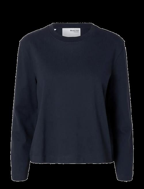 Selected | Slwessential Ls Boxy Tee Noos | L
