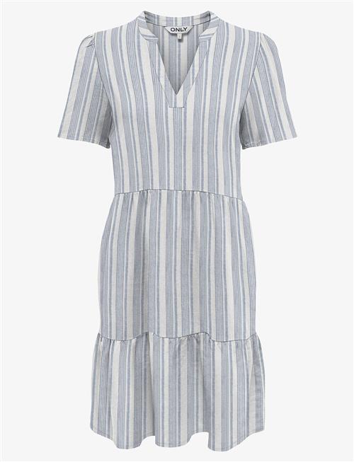 ONLY | Onltiri-Caro S/S V-Neck Lin Dress Cc Pnt | L