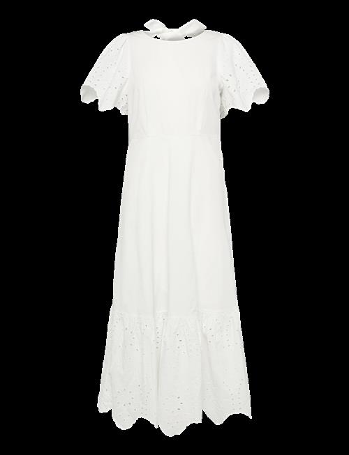 Selected | Slfkelli Ss Ankle Broderi Dress B | 40