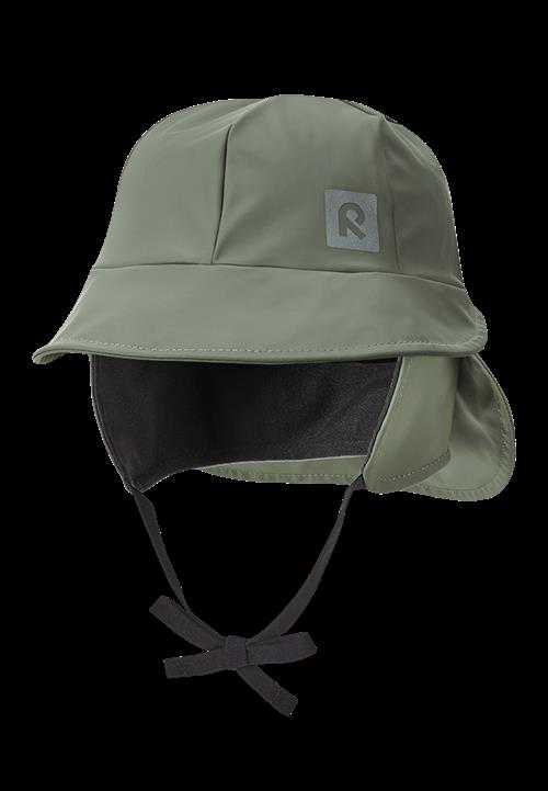 Reima Rainy Regnhat Greyish Green  Greyish Green 56 cm  Grøn  56 cm  Drenge, Piger