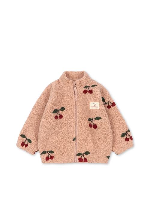 Konges Sløjd Jody Fleecejakke Med Pelskant Ma Grande Cerise Blush  Ma Grande Cerise Blush-5Y  Lyserød  5 år  Piger