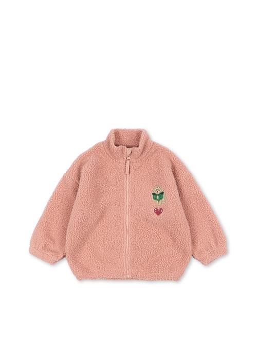 Konges Sløjd Jody Fleecejakke Med Pelskant Mellow Rose  Mellow Rose-2Y  Lyserød  2 år  Piger