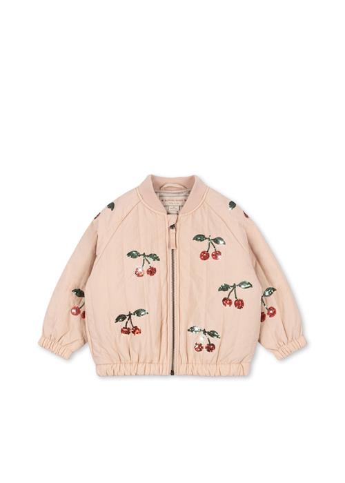 Konges Sløjd Juno Bomberjakke Med Pailletter Cameo Rose  Cameo Rose-4Y  Brun  4 år  Piger