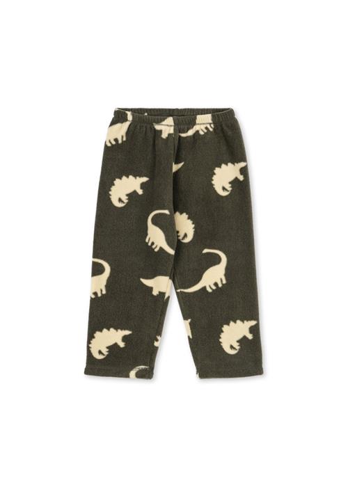 Konges Sløjd Tavi Fleecebukser Dino Silhouette  Dino Silhouette-5Y  Grøn  5 år  Drenge