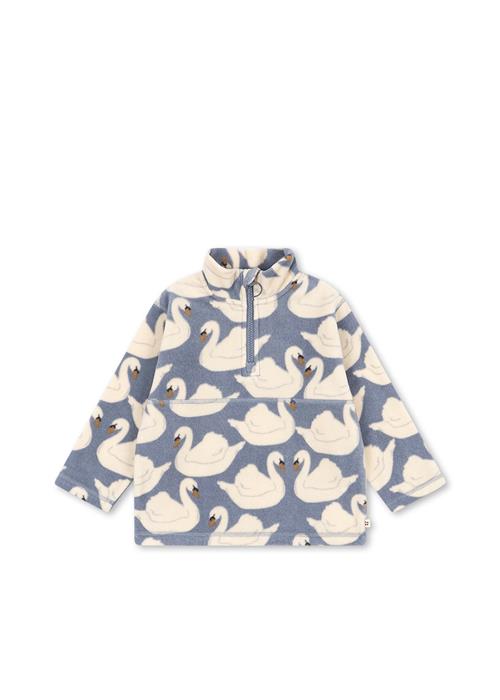 Konges Sløjd Tavi Fleece-sweatshirt Swan  Swan-7-8Y  Hvid  7-8 år  Piger