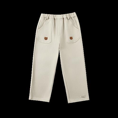 Donsje Amsterdam Kassim Bukser Biscotti  Biscotti-9-12 M  Creme  9-12 måneder  Piger