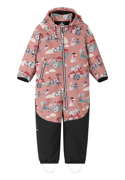 Reima Moomin Mjosa Softshell Coverall Rose Blush Rose Blush 80 cm  Brun  80 cm  Piger