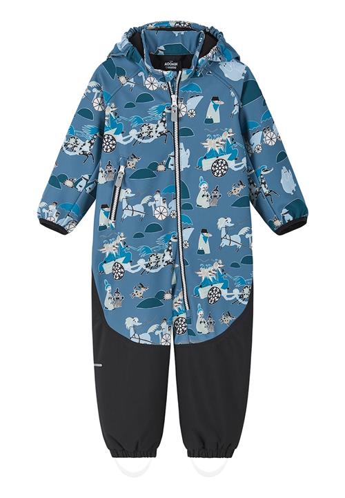 Reima Moomin Mjosa Softshell Coverall Blue Ocean Blue Ocean 98 cm  Blå  98 cm  Drenge