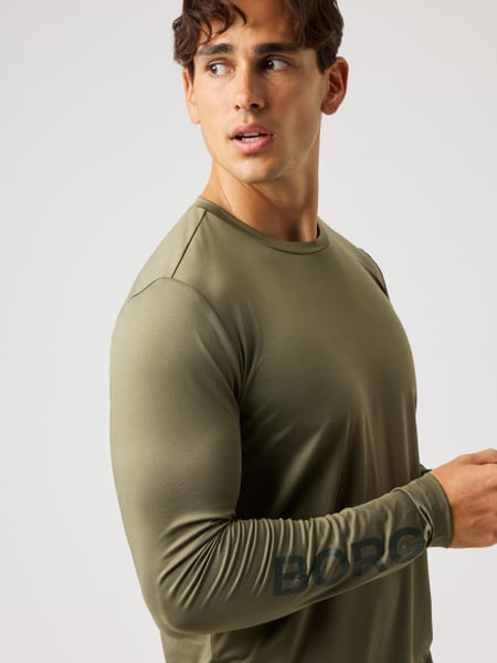 Björn Borg Borg Long Sleeve T-shirt Grøn, M