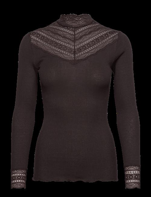 Rosemunde | Silk T-Shirt W/ Lace | XS