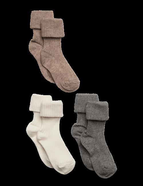 mp Denmark | Cotton Rib Baby Socks - 3-Pack | 19/21