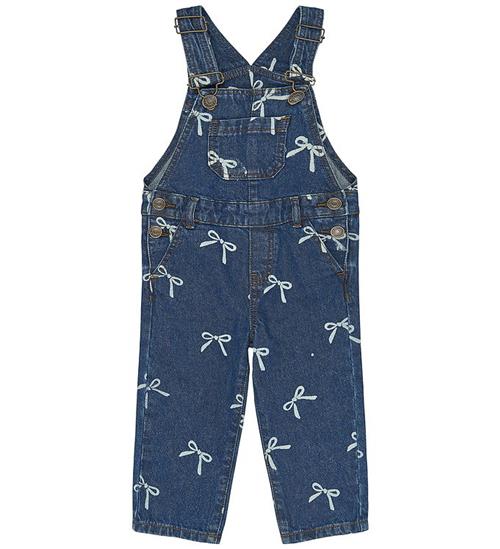 The New Siblings Smækbukser - TnstVinaya - Medium Blue Denim AOP