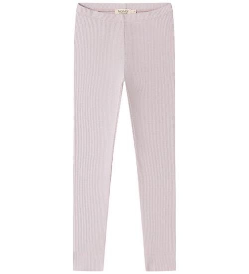 MarMar Leggings - Bomuld/Modal - Rib - Cloud Gray