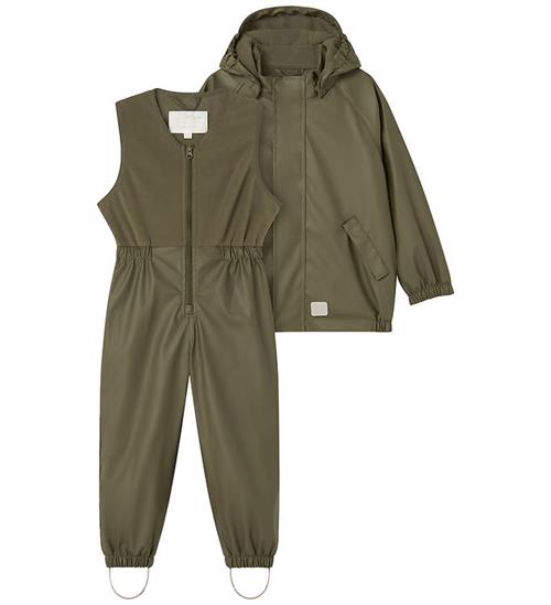 MarMar Regntøj m. Seler/Fleece - PU - Obo - Crocodile