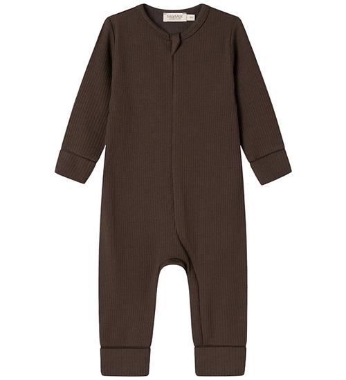 MarMar Heldragt m. Lynlås - Bomuld/Modal - Rib - Dark Roast