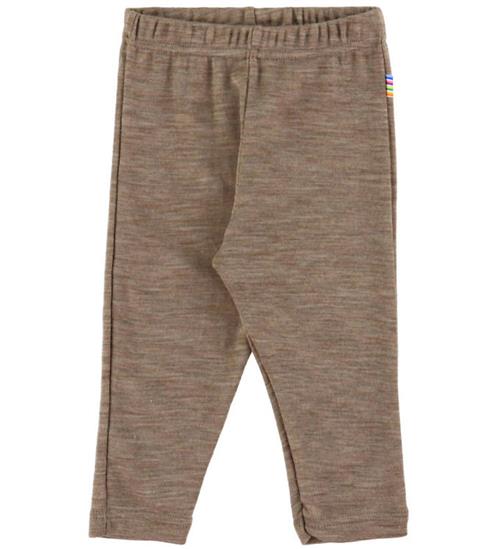 Joha Leggings - Uld/Silke - Brun