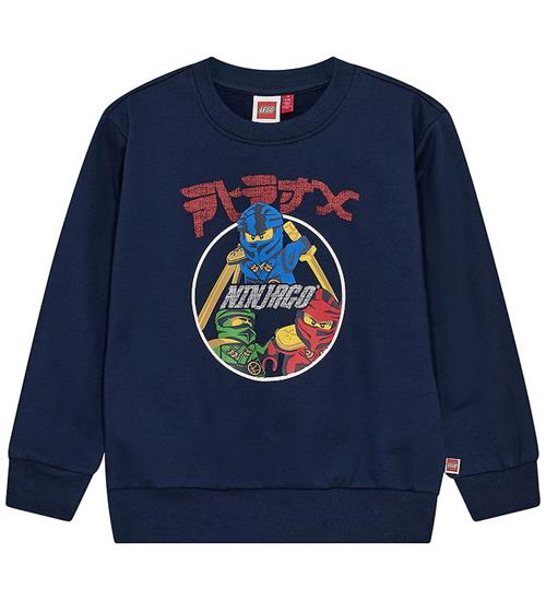 LEGOÂ® Ninjago Sweatshirt - LWSian 606 - Navy m. Print