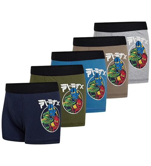 LEGOÂ® Ninjago Boxershorts - 5-pak - LWAiko 603 - Navy/Armygrøn/B
