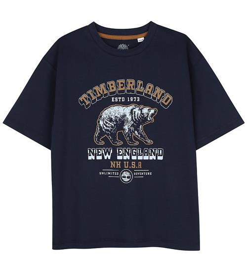 Timberland T-shirt - Navy m. Print