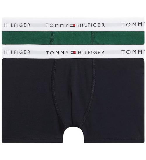 Tommy Hilfiger Boxershorts - Trunk - 2-pak - Navy/Ornamental Gre