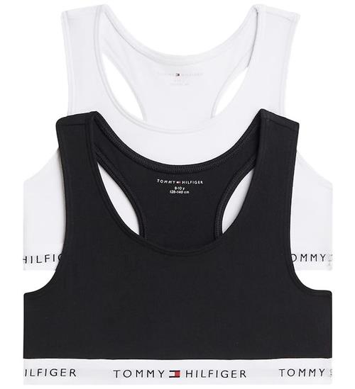 Tommy Hilfiger Toppe - 2-pak - Hvid/Sort