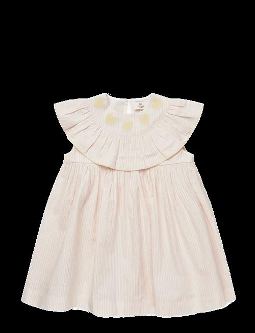 Copenhagen Colors | Seersucker Dress W. Heart | 128