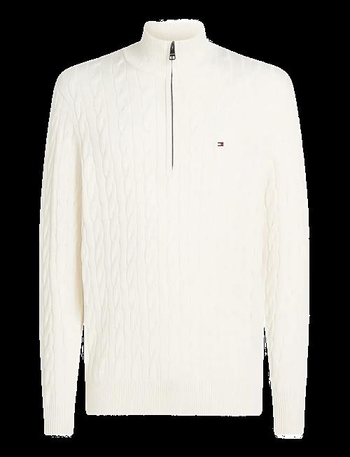 Tommy Hilfiger | Classic Cotton Cable Zip Mock | XXL