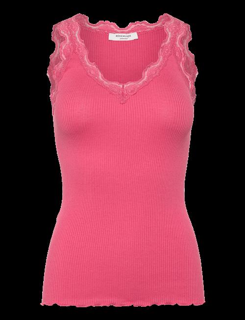 Rosemunde | Rwbeatha Silk Sl V-Neck Lace Top | M