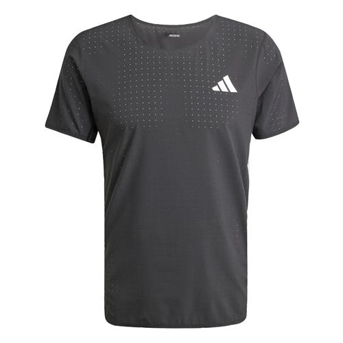 ADIDAS PERFORMANCE Funktionsskjorte 'Adizero'  lysegrøn / sort / hvid