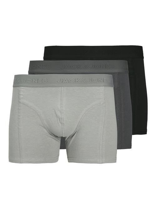 JACK & JONES Boksershorts 'JACOrdinary'  lysegrå / mørkegrå / sort