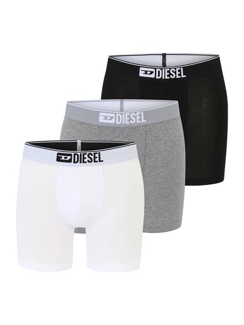 DIESEL Boksershorts  grå / sort / hvid