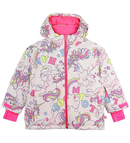 Billieblush Vinterjakke - Multicolor m. Enhjørninger