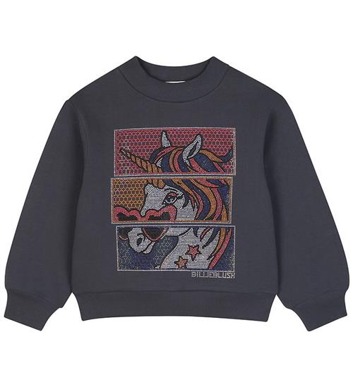 Billieblush Sweatshirt - Charcoal Grey m. Similisten