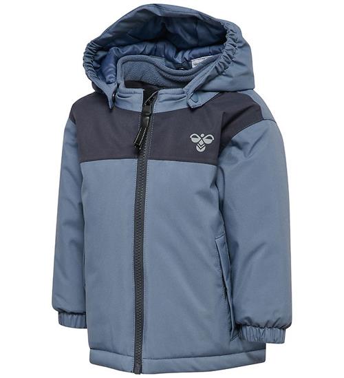 Hummel Vinterjakke - hmlMini Block - Tex - Flint Stone