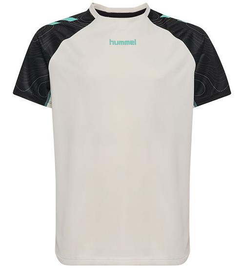 Hummel T-shirt - hmlBlaze 2.0 - Vaporous Gray/Pool Blue