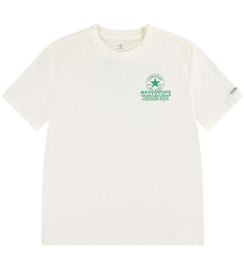 Converse T-Shirt - Egret m. Grøn