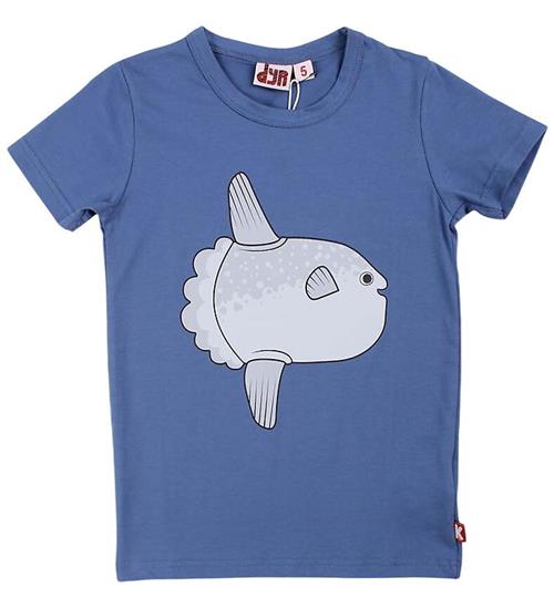 DYR T-shirt - DyrGrowl - Cold Blue m. Klumpfisk