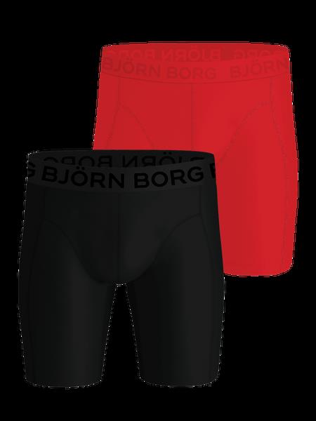 Björn Borg Sports Lightweight Long Leg Boxers 2-pack Sort, XL