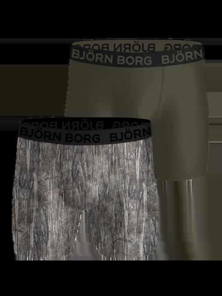 Björn Borg Sports Microfiber Boxers 2-pack Grøn, XL