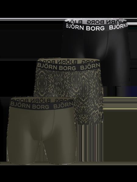 Björn Borg Sports Microfiber Boxers 3-pack Sort, M