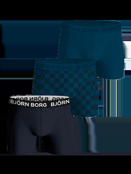 Björn Borg Bamboo Cotton Blend Boxers 3-pack Blå, L