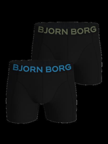 Björn Borg Organic Cotton Stretch Boxers 2-pack Sort, L