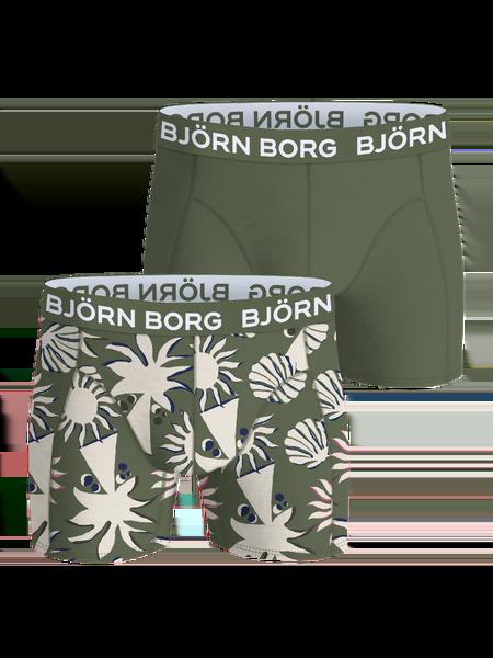 Björn Borg Bamboo Cotton Blend Boxers 2-pack Grøn, L
