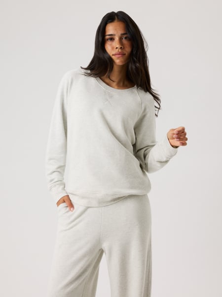 Björn Borg Studio French Terry Oversized Sweatshirt Beige, XS