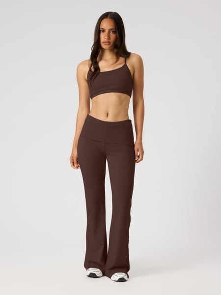 Björn Borg Studio Flow Folded Wide Pants Brun, XS