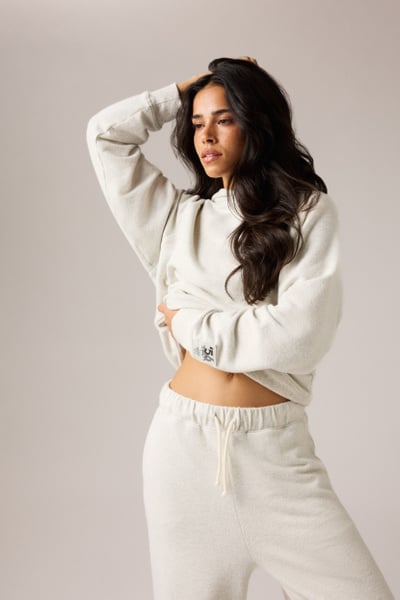 Björn Borg Studio French Terry Oversized Hoodie Beige, XS