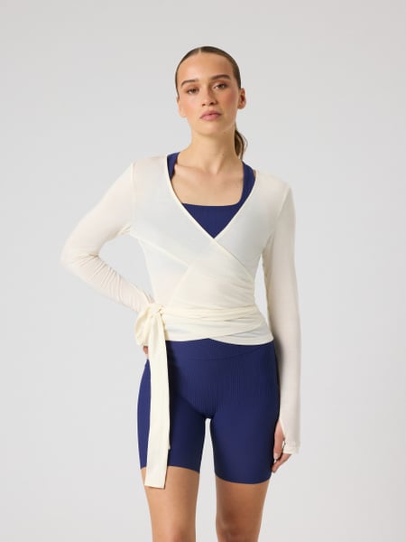Björn Borg Studio Wrapped Top Hvid, M