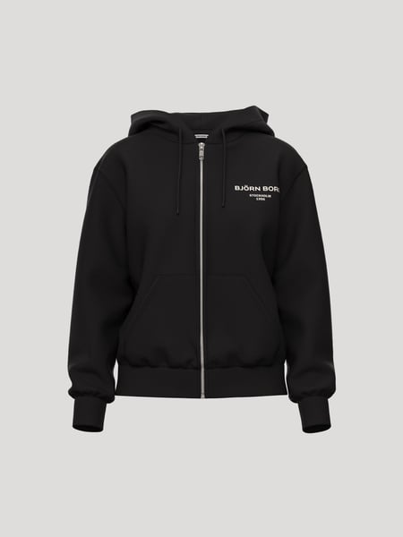 Björn Borg Borg Essential 1 Zip Hoodie Sort, M