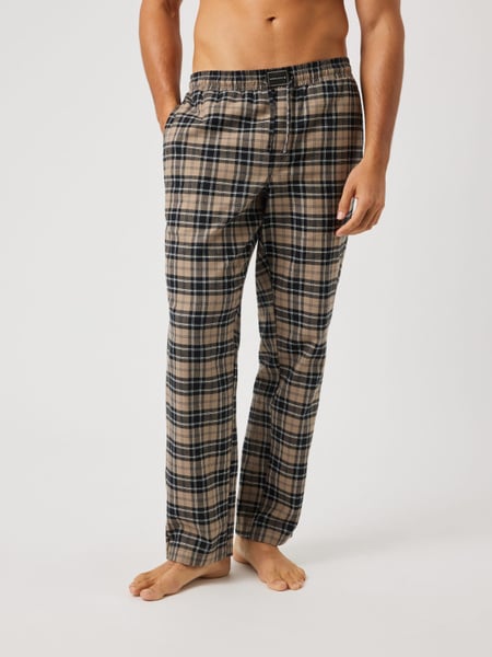 Björn Borg Core Flannel Pyjama Pants Beige, M