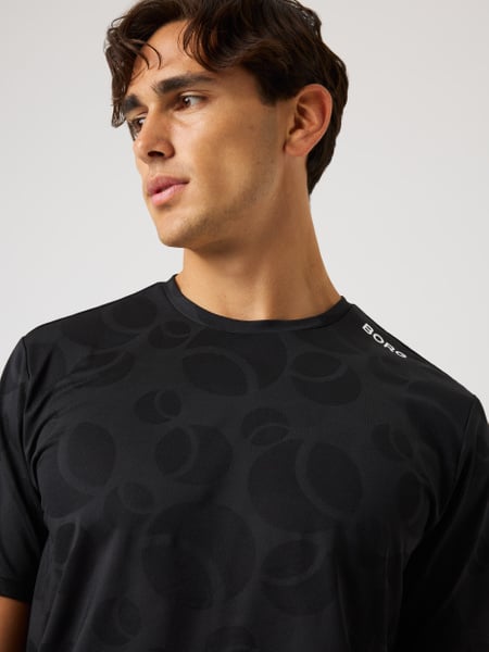 Björn Borg Ace Performance T-shirt Sort, XL